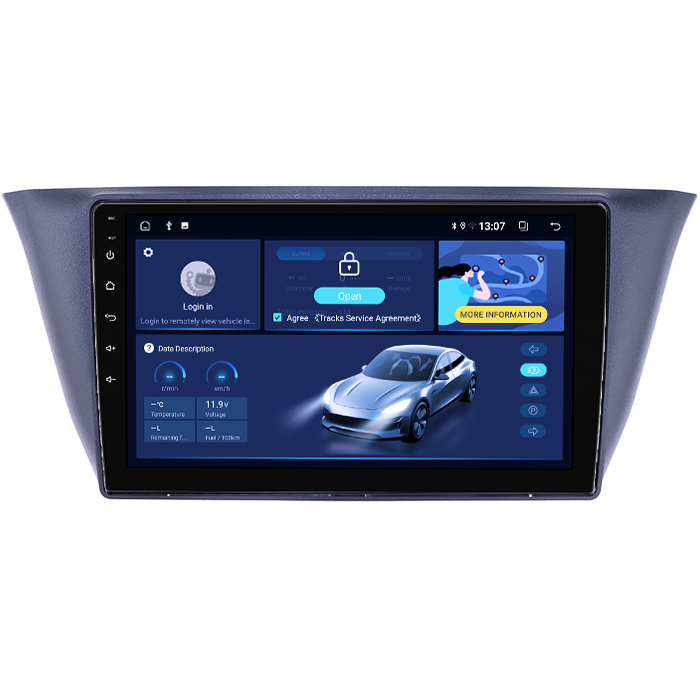 Navigatie dedicata Iveco Klen, RV, 8GB RAM 128GB ROM, Octacore, Platforma TS18, Android 13, Display QLED 9”, Suporta camera 360º, DSP, Carplay&Android Auto, SIM 4G, Ventilator Activ [2]
