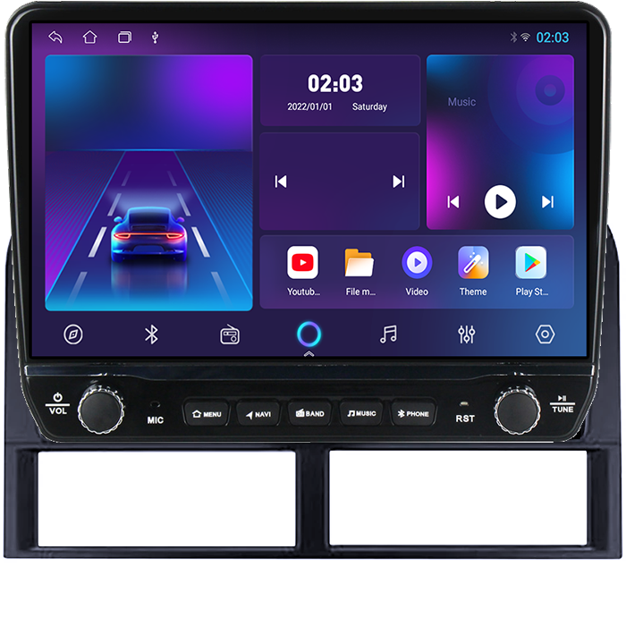 Navigatie dedicata Jeep Grand Cherokee 1999-2005 Tesla cu butoane rotative model 2024, 4GB RAM 64GB ROM, Procesor Quadcore, Android 14, Display QLED 10", DSP, Carplay&Android Auto [5]