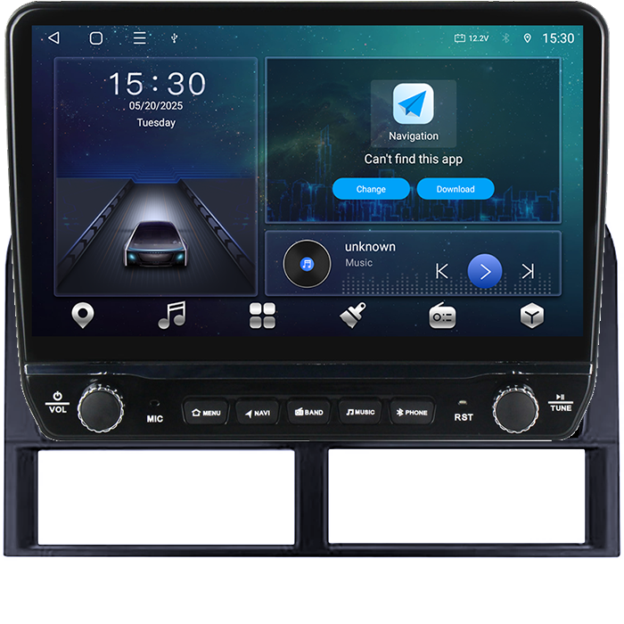 Navigatie dedicata Jeep Grand Cherokee 1999-2005 Tesla cu butoane rotative model 2024, 4GB RAM 64GB ROM, Procesor Quadcore, Android 14, Display QLED 10", DSP, Carplay&Android Auto [6]