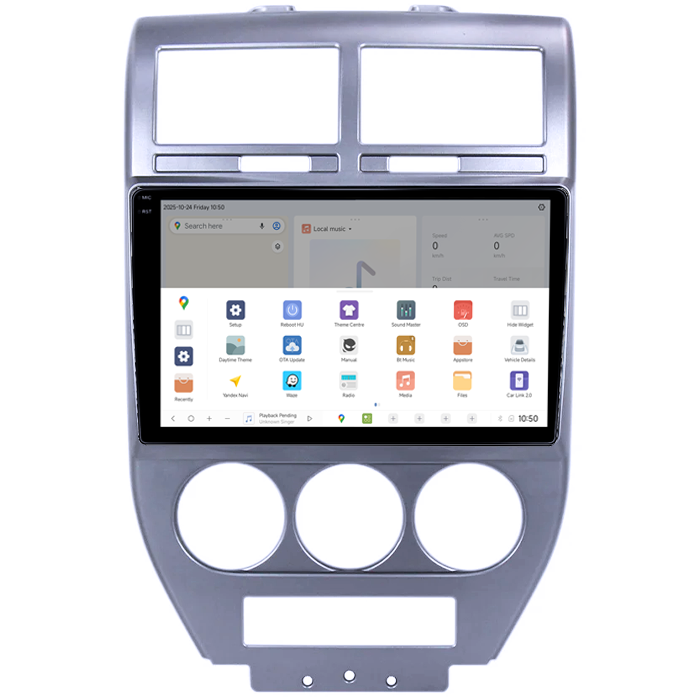 Navigatie dedicata Jeep Compass 2007-2009, DUDU3, 4GB RAM 64GB ROM, Octacore, Platforma 8581, Android, Display QLED 9", DSP, Carplay&AndroidAuto [3]
