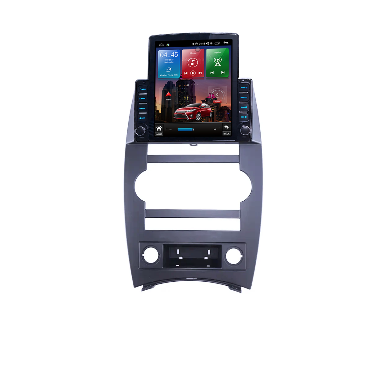 Navigatie dedicata Jeep Cherokee Commander XK 2005-2011 Tesla Style, ANDROID 13, 9.7 inch , 8+128GB, Internet, Aplicatii, Waze, GPS [2]