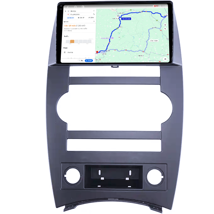 Navigatie dedicata Jeep Commander 2007-2008, 4GB RAM 64GB ROM, Octacore, Android 14, Display QLED 1K 9", Carplay&Android Auto, SIM 4G, Ventilator Activ [5]