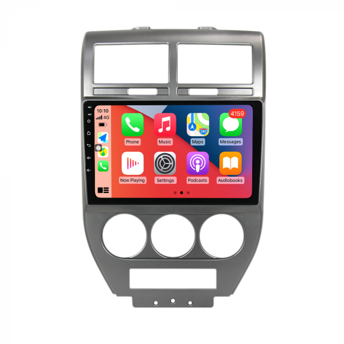 Navigatie dedicata Jeep Compass 2007-2009, 4 GB RAM 32 ROM, Android 13, Display QLED, 10", DSP, Carplay, Android Auto, Internet, Youtube , Waze , WI-FI , USB , Bluetooth [3]