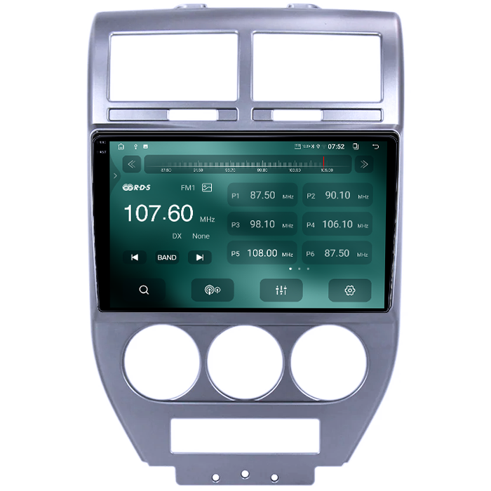 Navigatie dedicata Jeep Compass 2007-2009, 4GB RAM 64GB ROM, Quad Core, Display 10" QLED  Carplay, Android 14, Bluetooth, Magazin Play, Suport Camere AHD [3]