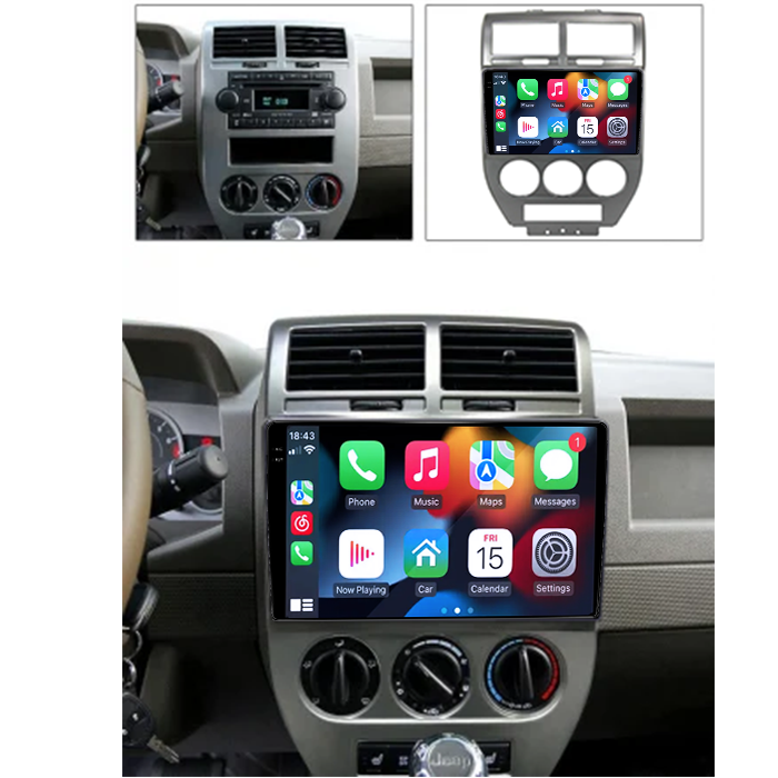 Navigatie dedicata Jeep Compass 2007-2009, 4GB RAM 64GB ROM, Procesor Qualcomm Octacore, Android 14, Rezolutie 2K, Display QLED 10", DSP, Carplay&Android Auto, SIM 4G [7]