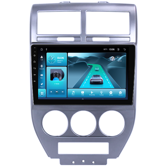 Navigatie dedicata Jeep Compass 2007-2009, 8GB RAM 128GB ROM, Octacore, Platforma TS18, Android 13, Display QLED 10”, Suporta camera 360º, DSP, Carplay&Android Auto, SIM 4G, Ventilator Activ [3]