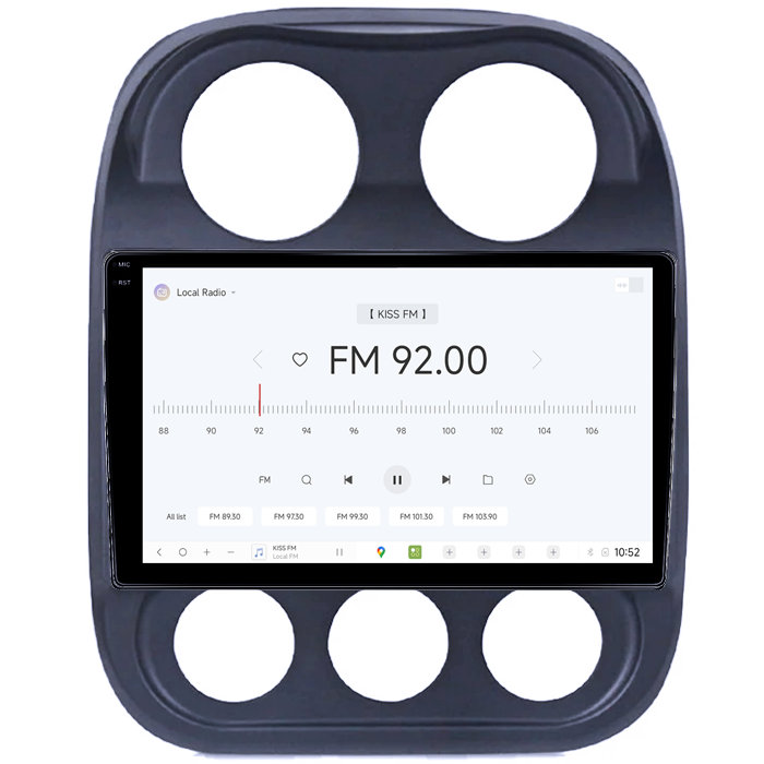 Navigatie dedicata Jeep Compass Patriot 2010-2016, DUDU3, 4GB RAM 64GB ROM, Octacore, Platforma 8581, Android, Display QLED 9", DSP, Carplay&AndroidAuto [4]