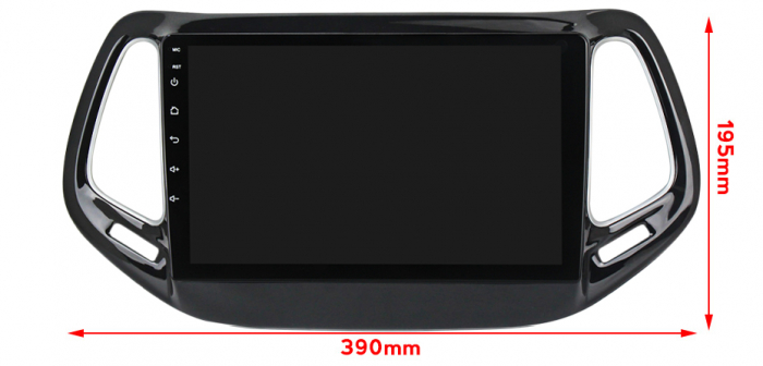Navigatie dedicata Jeep Compass 2016-2018, 4 GB RAM 32 ROM, Android 13, Display QLED, 10", DSP, Carplay, Android Auto, Internet, Youtube , Waze , WI-FI , USB , Bluetooth [5]