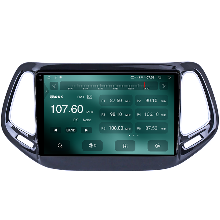 Navigatie dedicata Jeep Compass 2016-2018, 4GB RAM 64GB ROM, Procesor Qualcomm Octacore, Android 14, Rezolutie 2K, Display QLED 9", DSP, Carplay&Android Auto, SIM [3]