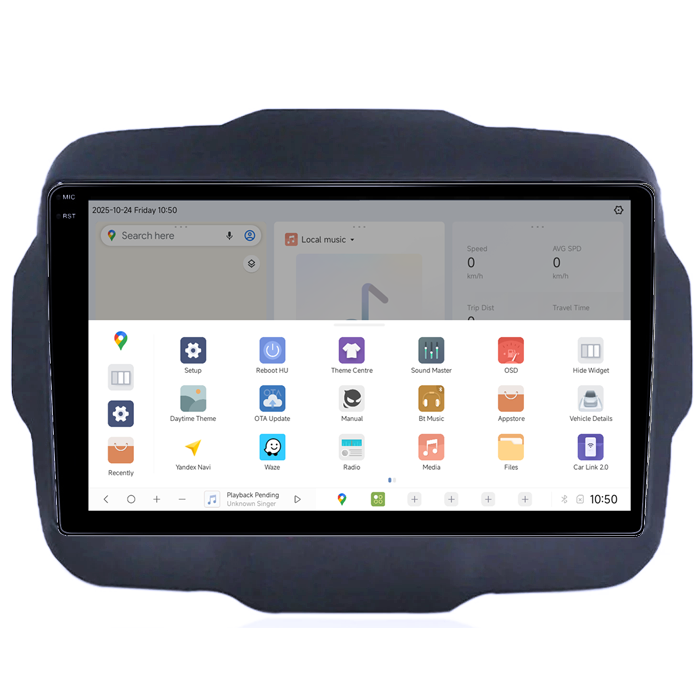 Navigatie dedicata Jeep Renegade 2016-2018, DUDU3, 4GB RAM 64GB ROM, Octacore, Platforma 8581, Android, Display QLED 9", DSP, Carplay&AndroidAuto [3]