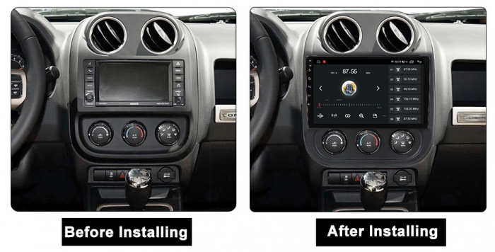 Navigatie dedicata Jeep Compass Patriot 2010-2016, 4GB RAM 64GB ROM, Octacore, Android 13, Display QLED 10", DSP, Carplay, Android Auto, Internet, Youtube, Waze, WIFI, Bluetooth [7]