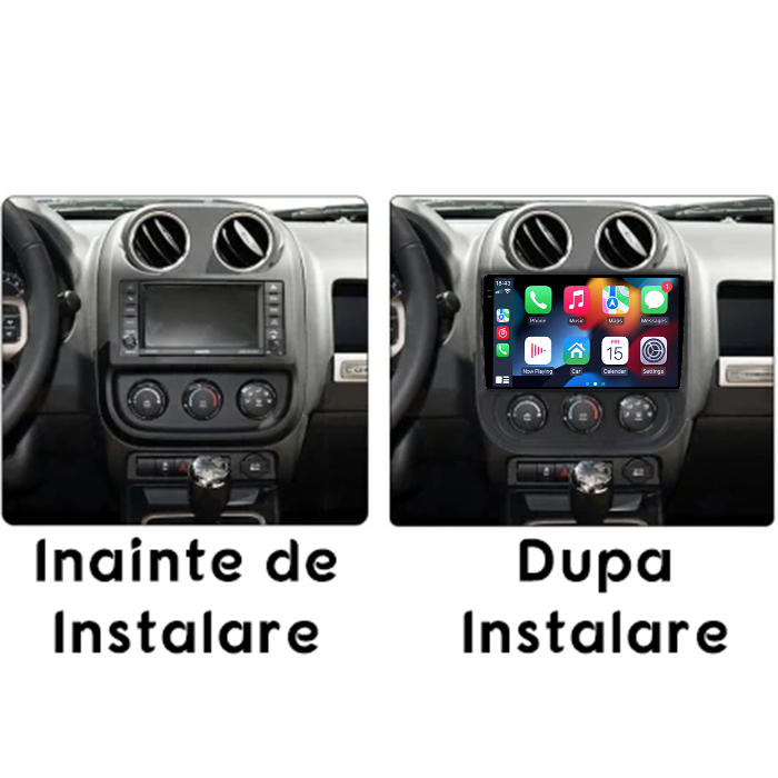 Navigatie dedicata Jeep Compass Patriot 2010-2016, 4GB RAM 64GB ROM, Procesor Qualcomm Octacore, Android 14, Rezolutie 2K, Display QLED 10", DSP, Carplay&Android Auto, SIM 4G [7]