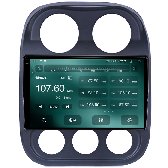 Navigatie dedicata Jeep Compass Patriot 2010-2016, 4GB RAM 64GB ROM, Quad Core, Display 10" QLED 1K, Carplay, Android 14, Bluetooth, Magazin Play, Suport Camere AHD [2]