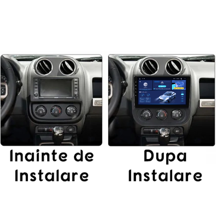 Navigatie dedicata Jeep Compass Patriot 2010-2016, 8GB RAM 128GB ROM, Octacore, Platforma TS18, Android 13, Display QLED 10”, Suporta camera 360º, DSP, Carplay&Android Auto, SIM 4G, Ventilator Activ [5]