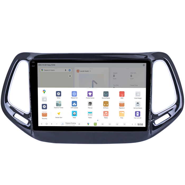 Navigatie dedicata Jeep Compass 2016-2018, DUDU3, 4GB RAM 64GB ROM, Octacore, Platforma 8581, Android, Display QLED 9", DSP, Carplay&AndroidAuto [3]