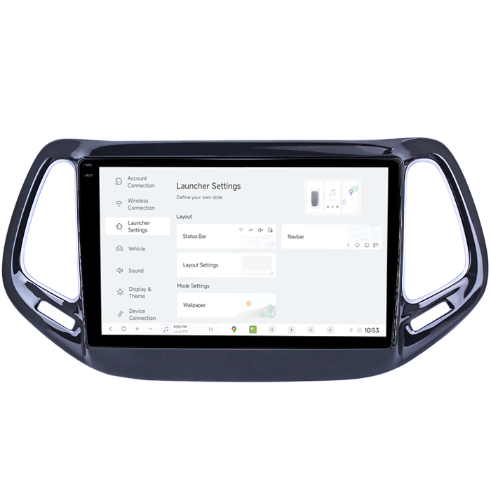 Navigatie dedicata Jeep Compass 2016-2018, DUDU3, 4GB RAM 64GB ROM, Octacore, Platforma 8581, Android, Display QLED 9", DSP, Carplay&AndroidAuto [5]