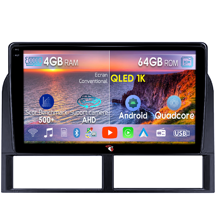 Navigatie dedicata Jeep Grand Cherokee 1999-2005, 4GB RAM 64GB ROM, Octacore, Android 14, Display QLED 1K 9", Carplay&Android Auto, SIM 4G, Ventilator Activ [1]