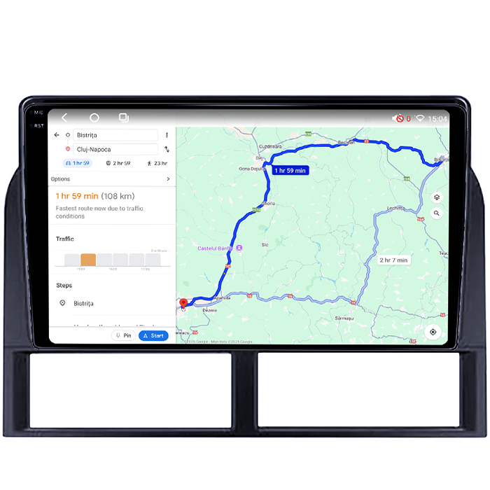 Navigatie dedicata Jeep Grand Cherokee 1999-2005, 4GB RAM 64GB ROM, Octacore, Android 14, Display QLED 1K 9", Carplay&Android Auto, SIM 4G, Ventilator Activ [4]