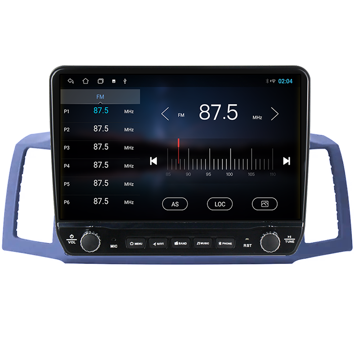 Navigatie dedicata Jeep Grand Cherokee 2004-2007 Tesla cu butoane rotative model 2024, 4GB RAM 64GB ROM, Procesor Quadcore, Android 14, Display QLED 10", DSP, Carplay&Android Auto [3]