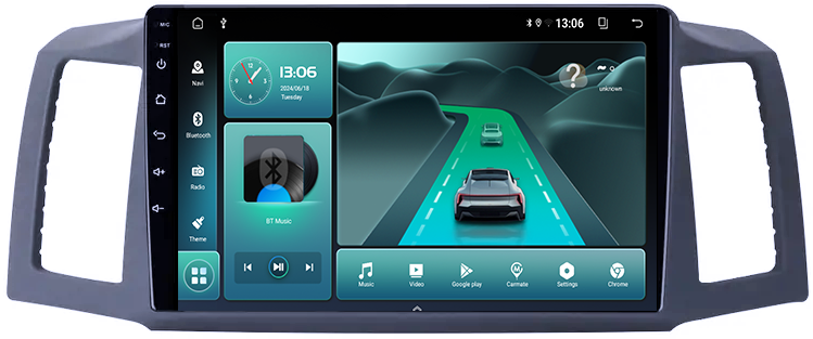 (Resigilata) Navigatie dedicata JEEP Grand Cherokee 2004-2007, 2GB RAM 32GB ROM, Quad Core, Display 9" IPS Full HD, Carplay&Android Auto, Android 13, , Suport camere AHD [5]