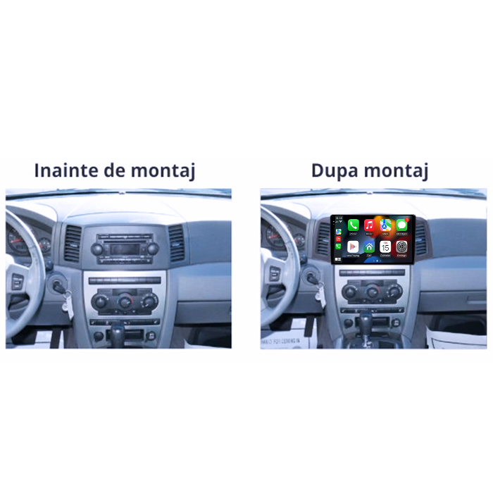 Navigatie dedicata JEEP Grand Cherokee 2004-2007, 12GB RAM 256/512GB ROM, Android 13, Rezolutie 2K, Display QLED 9", DSP, Carplay&Android Auto, SIM 4G, Ventilator Activ, Suport Camere 360 [5]