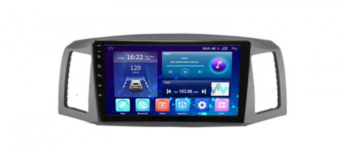 Navigatie dedicata JEEP Grand Cherokee 2004-2007, 4GB RAM 64GB ROM, Octacore, Android 13, Display QLED 10", DSP, Carplay, Android Auto, Internet, Youtube, Waze, WIFI, Bluetooth [3]