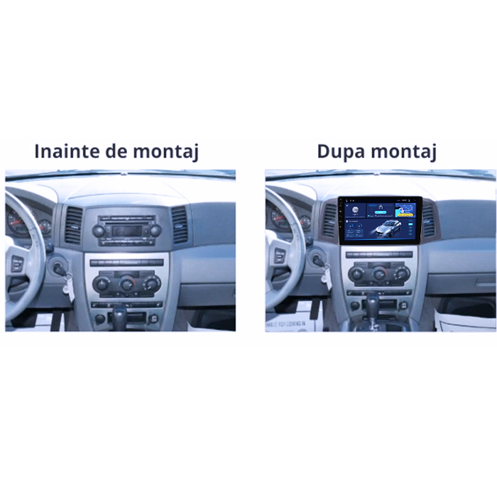 Navigatie dedicata JEEP Grand Cherokee 2004-2007, 8GB RAM 128GB ROM, Octacore, Platforma TS18, Android 13, Display QLED 9”, Suporta camera 360º, DSP, Carplay&Android Auto, SIM 4G, Ventilator Activ [5]