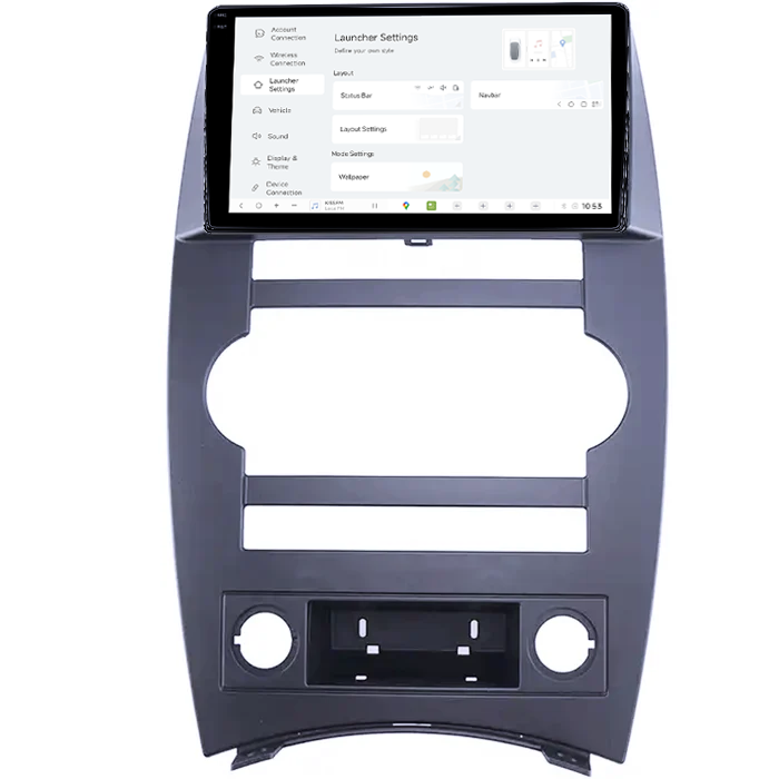 Navigatie dedicata Jeep Cherokee Commander XK 2005-2011, DUDU3, 4GB RAM 64GB ROM, Octacore, Platforma 8581, Android, Display QLED 9", DSP, Carplay&AndroidAuto [5]