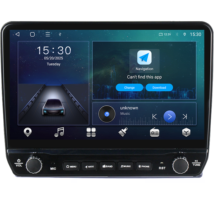 Navigatie dedicata Jeep Grand Cherokee 2005-2007 Tesla cu butoane rotative model 2024, 4GB RAM 64GB ROM, Procesor Quadcore, Android 14, Display QLED 10", DSP, Carplay&Android Auto [6]