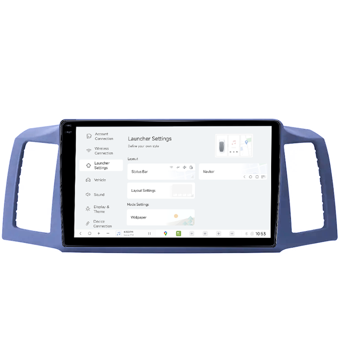 Navigatie dedicata JEEP Grand Cherokee 2004-2007, DUDU3, 4GB RAM 64GB ROM, Octacore, Platforma 8581, Android, Display QLED 9", DSP, Carplay&AndroidAuto [5]