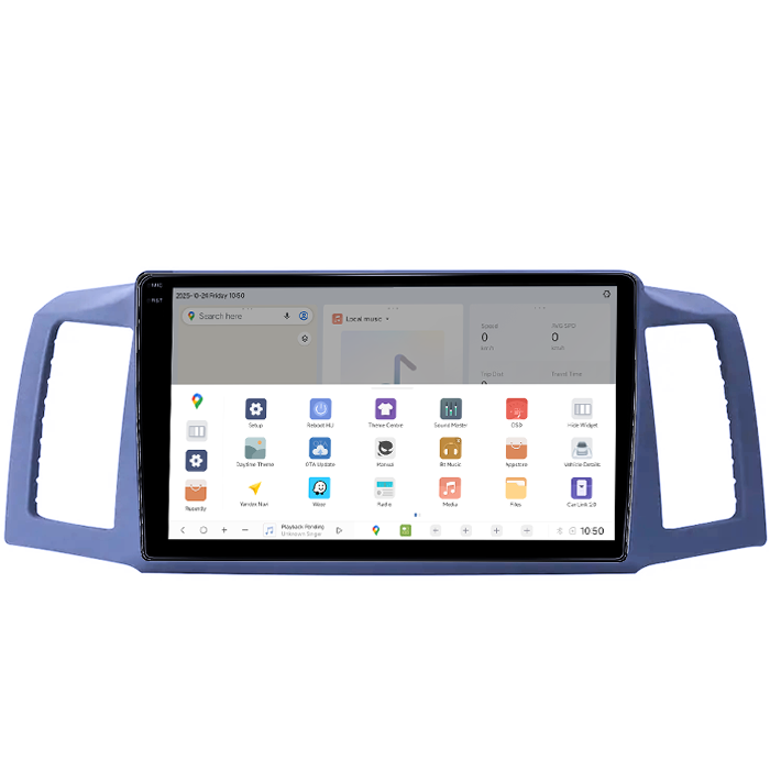 Navigatie dedicata JEEP Grand Cherokee 2004-2007, DUDU3, 4GB RAM 64GB ROM, Octacore, Platforma 8581, Android, Display QLED 9", DSP, Carplay&AndroidAuto [3]