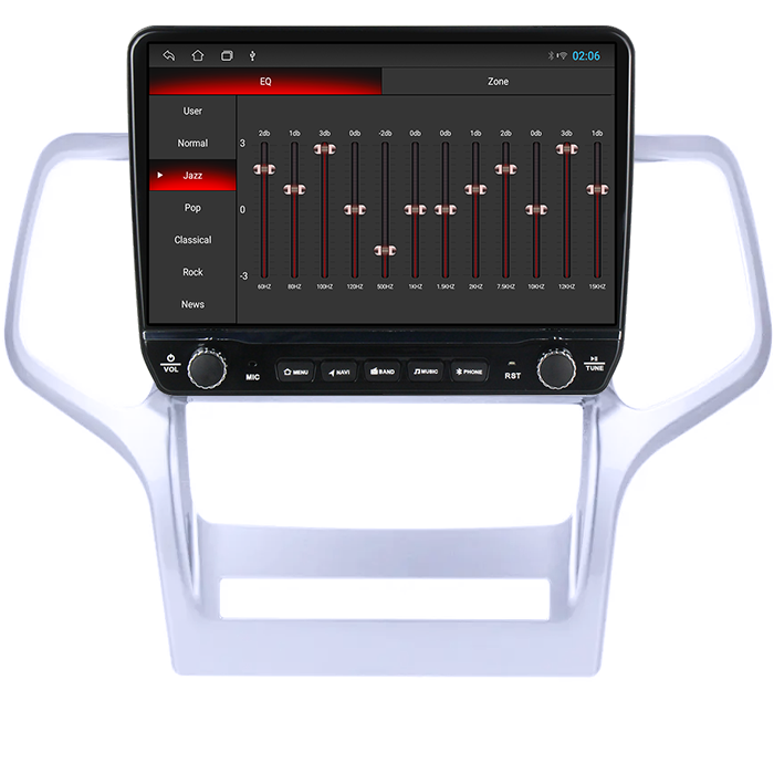 Navigatie dedicata Jeep Grand Cherokee 2010-2013 Tesla cu butoane rotative model 2024, 4GB RAM 64GB ROM, Procesor Quadcore, Android 14, Display QLED 10", DSP, Carplay&Android Auto [3]