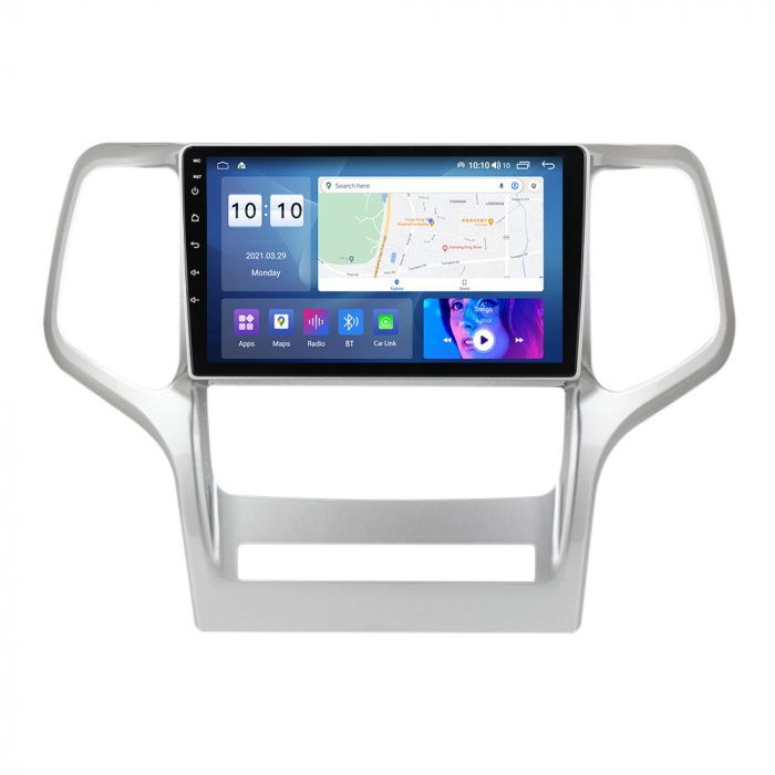 Navigatie dedicata Jeep Grand Cherokee 2010-2013, 4 GB RAM 32 ROM, Android 13, Display QLED, 9", DSP, Carplay, Android Auto, Internet, Youtube , Waze , WI-FI , USB , Bluetooth [3]