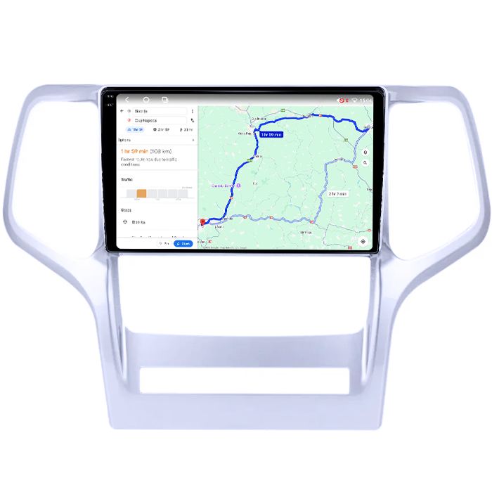 Navigatie dedicata Jeep Grand Cherokee 2010-2013, 4GB RAM 64GB ROM, Octacore, Android 14, Display QLED 1K 9", Carplay&Android Auto, SIM 4G, Ventilator Activ [4]