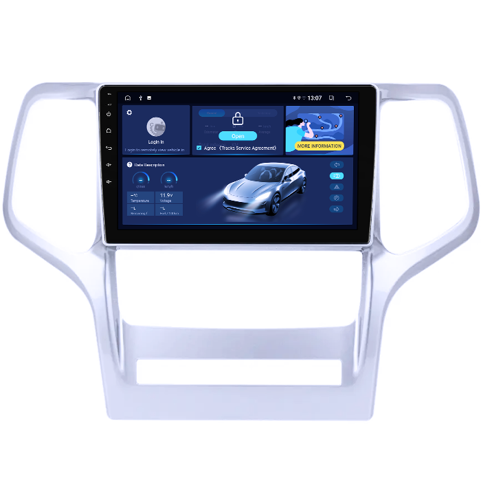 Navigatie dedicata Jeep Grand Cherokee 2010-2013, 8GB RAM 128GB ROM, Octacore, Platforma TS18, Android 13, Display QLED 9”, Suporta camera 360º, DSP, Carplay&Android Auto, SIM 4G, Ventilator Activ [2]