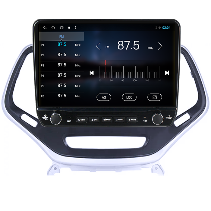 Navigatie dedicata Jeep Grand Cherokee 2014-2018 Tesla cu butoane rotative model 2024, 4GB RAM 64GB ROM, Procesor Quadcore, Android 14, Display QLED 10", DSP, Carplay&Android Auto [3]