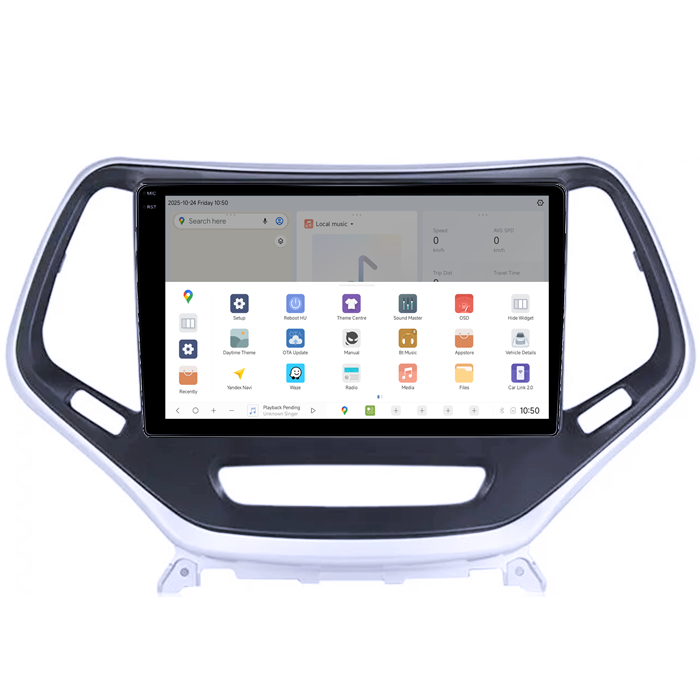 Navigatie dedicata Jeep Cherokee 5 2014-2018, DUDU3, 4GB RAM 64GB ROM, Octacore, Platforma 8581, Android, Display QLED 9", DSP, Carplay&AndroidAuto [3]