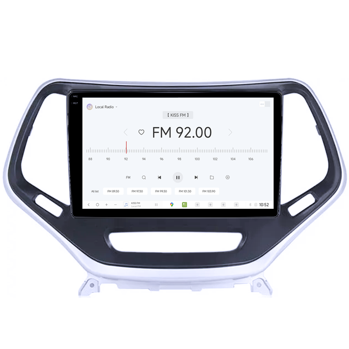 Navigatie dedicata Jeep Cherokee 5 2014-2018, DUDU3, 4GB RAM 64GB ROM, Octacore, Platforma 8581, Android, Display QLED 9", DSP, Carplay&AndroidAuto [4]