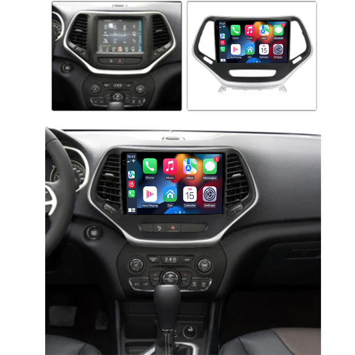 Navigatie dedicata Jeep Grand Cherokee 2014-2018, 4GB RAM 64GB ROM, Procesor Qualcomm Octacore, Android 14, Rezolutie 2K, Display QLED 10", DSP, Carplay&Android Auto, SIM 4G [6]