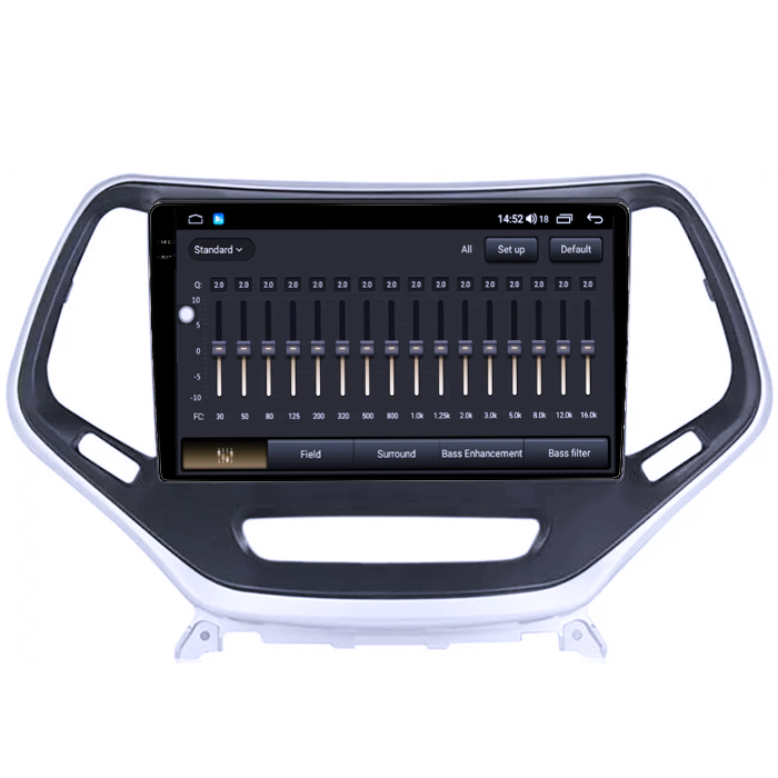 Navigatie dedicata Jeep Grand Cherokee 2014-2018, 8GB RAM 128GB ROM, Octacore, Platforma TS18, Android 14, Display QLED 10", Suporta camera 360", DSP, Carplay&Android [2]