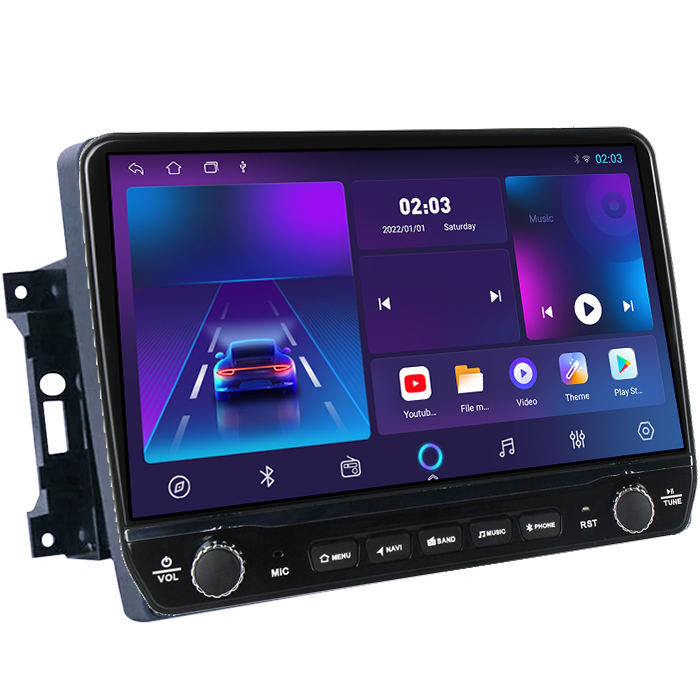 Navigatie dedicata Jeep Wrangler 2007-2018 Tesla cu butoane rotative model 2024, 4GB RAM 64GB ROM, Procesor Quadcore, Android 14, Display QLED 10", DSP, Carplay&Android Auto [5]