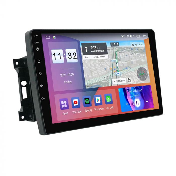 Navigatie dedicata Jeep Wrangler 2007-2018, 4 GB RAM 32 ROM, Android 13, Display QLED, 10", DSP, Carplay, Android Auto, Internet, Youtube , Waze , WI-FI , USB , Bluetooth [2]