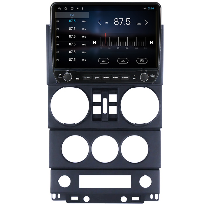 Navigatie dedicata Jeep Wrangler Rubicon 2008-2010 Tesla cu butoane rotative model 2024, 4GB RAM 64GB ROM, Procesor Quadcore, Android 14, Display QLED 10", DSP, Carplay&Android Auto [3]