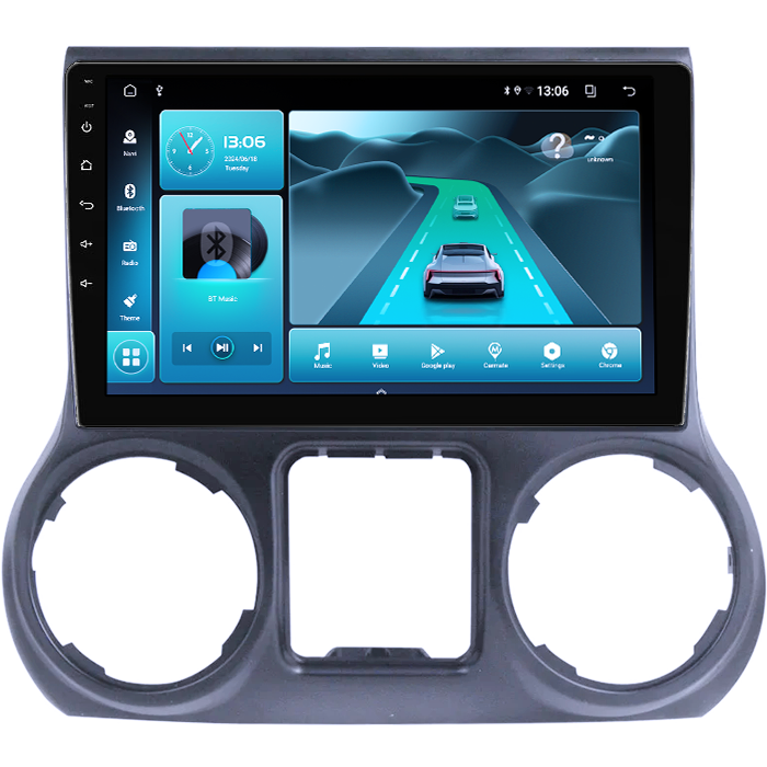 Navigatie dedicata JEEP Wrangler 2011- 2016, 8GB RAM 128GB ROM, Octacore, Platforma TS18, Android 13, Display QLED 10”, Suporta camera 360º, DSP, Carplay&Android Auto, SIM 4G, Ventilator Activ [3]