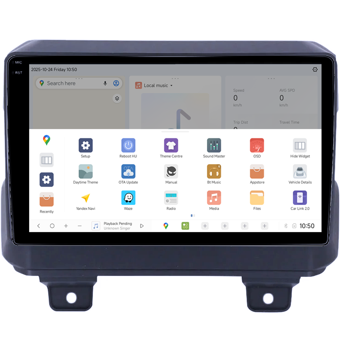 Navigatie dedicata Jeep Wrangler 2018-2019, DUDU3, 4GB RAM 64GB ROM, Octacore, Platforma 8581, Android, Display QLED 9", DSP, Carplay&AndroidAuto [3]