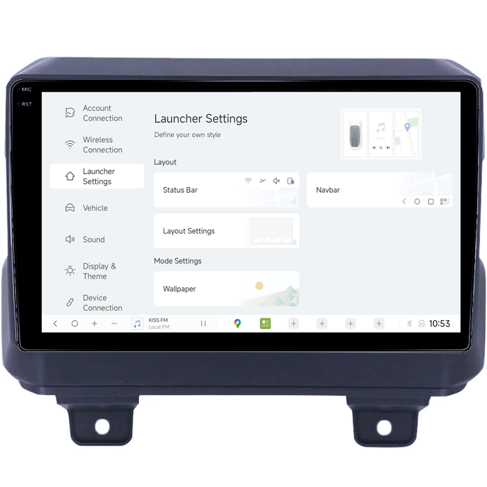 Navigatie dedicata Jeep Wrangler 2018-2019, DUDU3, 4GB RAM 64GB ROM, Octacore, Platforma 8581, Android, Display QLED 9", DSP, Carplay&AndroidAuto [5]