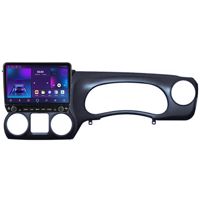 Navigatie dedicata Jeep Wrangler 2014-2016 Tesla cu butoane rotative model 2024, 4GB RAM 64GB ROM, Procesor Quadcore, Android 14, Display QLED 10", DSP, Carplay&Android Auto [5]