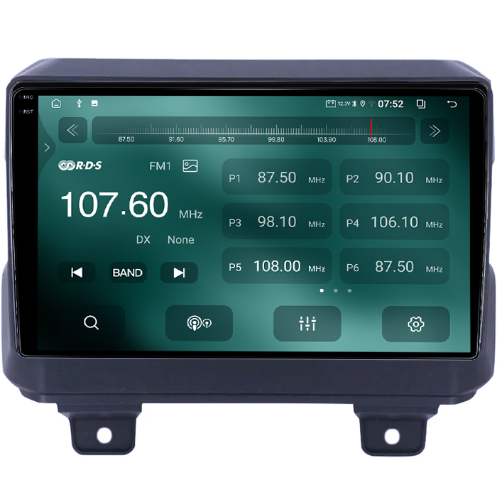Navigatie dedicata Jeep Wrangler 2018-2019, 4GB RAM 64GB ROM, Quad Core, Display 9" QLED  Carplay, Android 14, Bluetooth, Magazin Play, Suport Camere AHD [4]