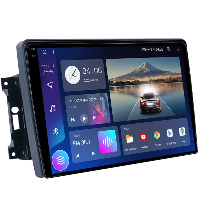 Navigatie dedicata Jeep Wrangler Rubicon 2008-2010, 4GB RAM 64GB ROM, Quad Core, Display 10" QLED  Carplay, Android 14, Bluetooth, Magazin Play, Suport Camere AHD [4]