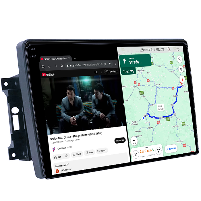 Navigatie dedicata Jeep Wrangler Rubicon 2008-2010, 4GB RAM 64GB ROM, Quad Core, Display 10" QLED  Carplay, Android 14, Bluetooth, Magazin Play, Suport Camere AHD [3]